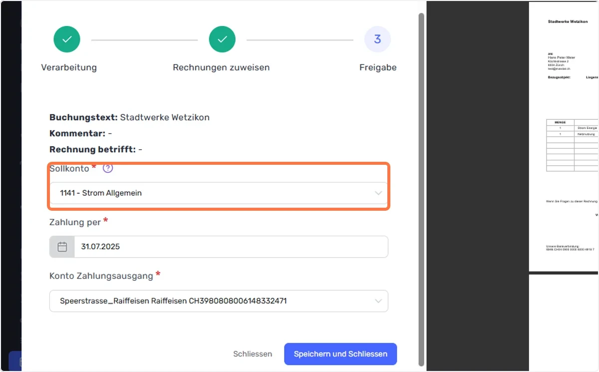 Buchungsdaten
