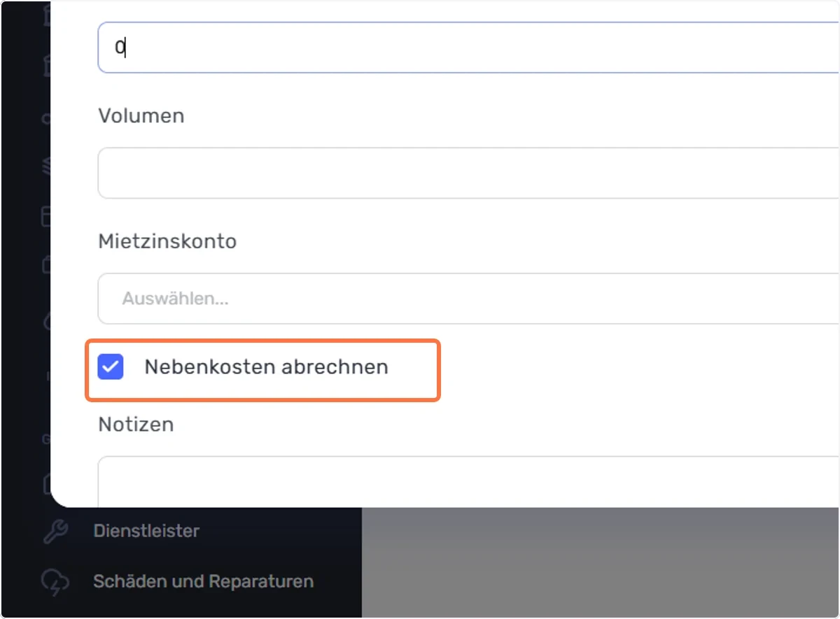 Nebenkosten abrechnen